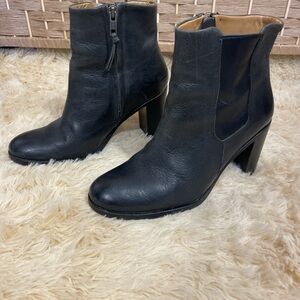 Black Leather Ankle Boots Royal Republic Size 36 (6)